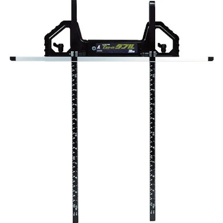 【CAINZ-DASH】シンワ測定 丸ノコガイド定規Tスライドダブル 30cm(併用目盛・突き当て可動式) 73702【別送品】