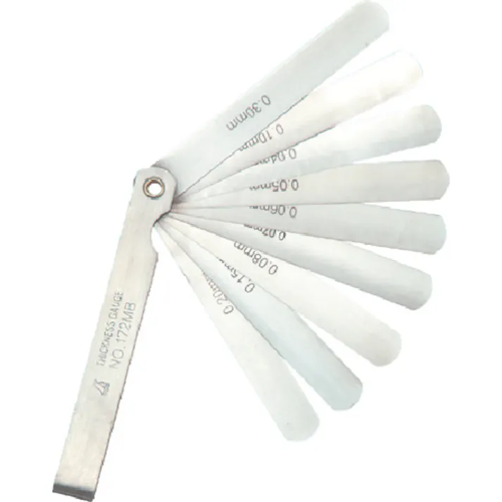 【CAINZ-DASH】シンワ測定 シックネスゲージ B 100mm 9枚組 73780【別送品】