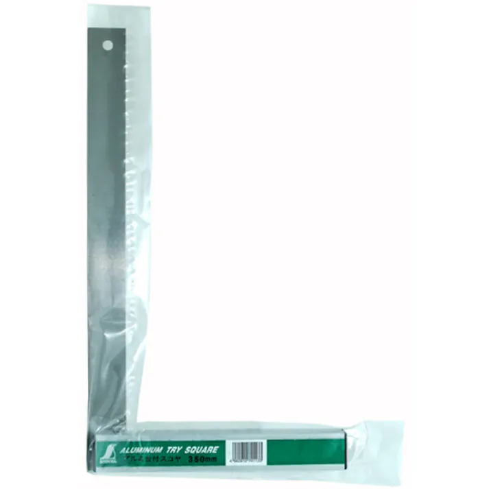 【CAINZ-DASH】シンワ測定 アルミ台付スコヤ 350mm 74113【別送品】