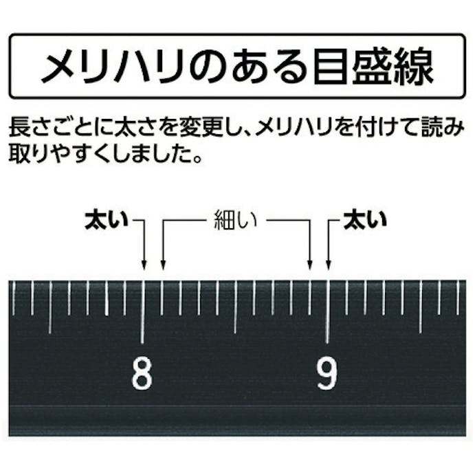 【CAINZ-DASH】シンワ測定 アルミ三角スケール　Ｂ－１５　１５ｃｍ　建築士用　ブラック 74977【別送品】