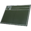 【CAINZ-DASH】シンワ測定 黒板　木製　折畳式　ＯＣ　４５×６０ｃｍ　「工事名・工種」横 76875【別送品】
