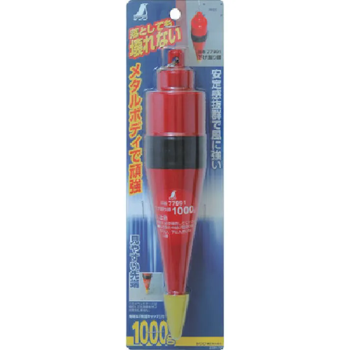 【CAINZ-DASH】シンワ測定 下げ振り錘 スイピタ 静止機構付1000g 77991【別送品】
