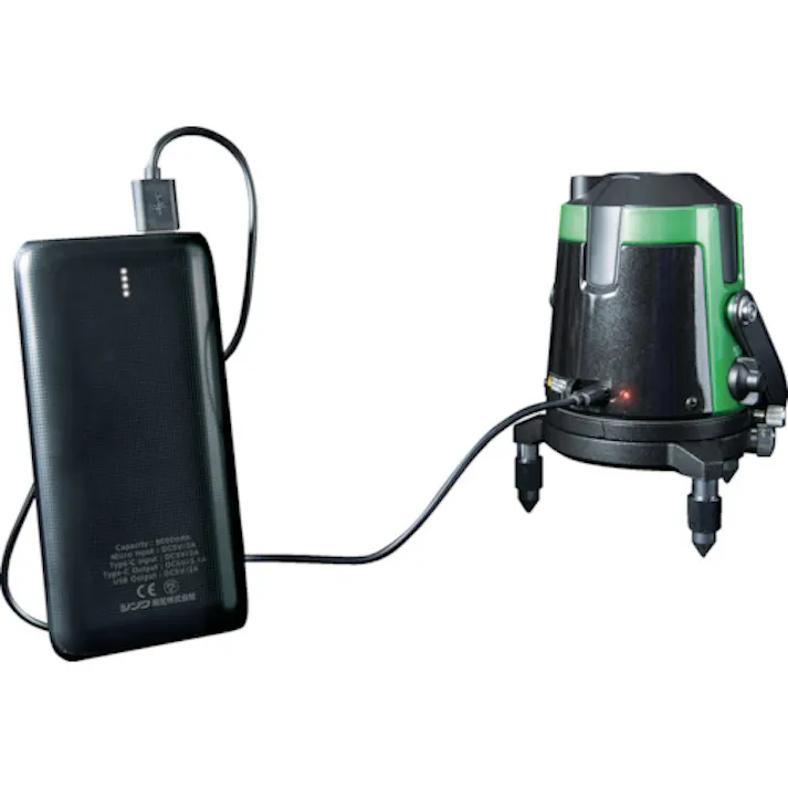 【CAINZ-DASH】シンワ測定 モバイルバッテリー ソーラーパネル付 レーザーロボ LEXIA用 78370【別送品】