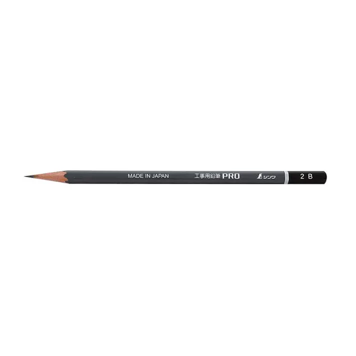 工事用鉛筆 PRO 2B 78520 3本入