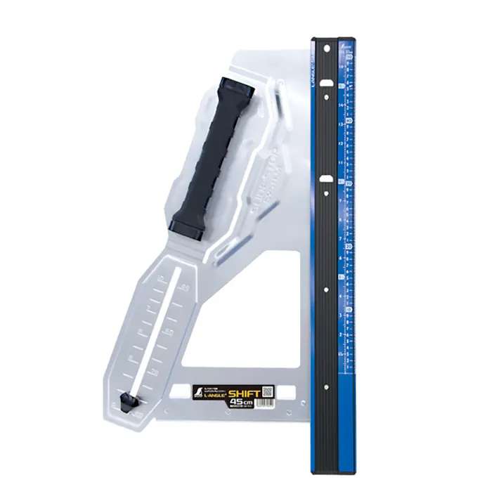 丸ノコガイド定規 エルアングル Plus シフト 45cm 寸勾配切断機能付 79052