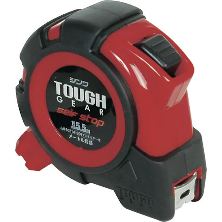 【CAINZ-DASH】シンワ測定 コンベックス タフギア セルフストップ 19-5.5m 80814【別送品】