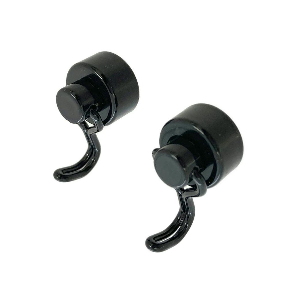 強力マグネットフック 15 ブラック 2個入 | ねじ・くぎ・針金・建築