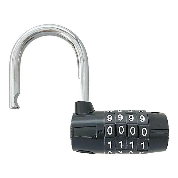 外でも使える4段文字合錠 俵型 ダイヤル式錠 GS-816