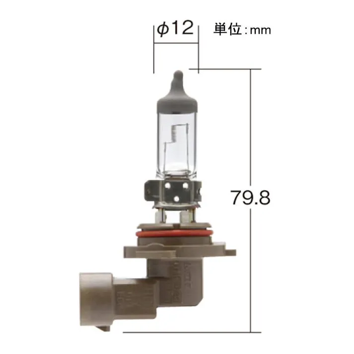 KOITO ノーマルバルブ ヘッドランプ 補修用 0-06 12V51W/55W P0474