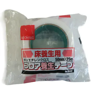 SLIONTEC 床養生用 フロア養生テープ 白 幅50mm×長さ25m