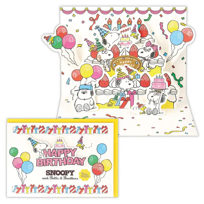 日本ホールマーク 誕生日カード スヌーピー スヌーピーと兄弟2