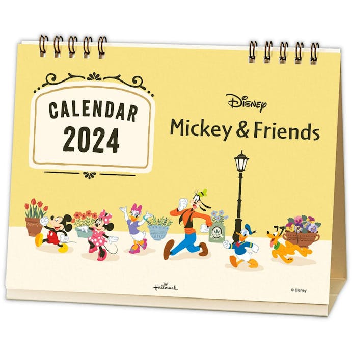 日本ホールマーク 2024年 卓上 ディズニー ミッキー カレンダー