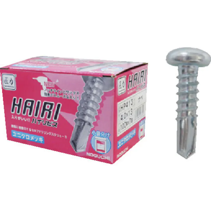 【CAINZ-DASH】Joiner Fastener社 【売切廃番】匠力 HAIRI ユニクロ ナベ 5.0×13mm 100本×5袋 HP513【別送品】