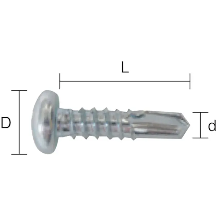 【CAINZ-DASH】Joiner Fastener社 【売切廃番】匠力 HAIRI ユニクロ ナベ 5.0×13mm 100本×5袋 HP513【別送品】