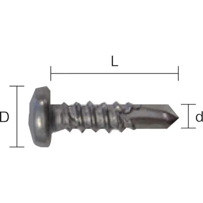 【CAINZ-DASH】Joiner Fastener社 【売切廃番】匠力 HAIRI SUS410 ナベ 3.5×13mm 100本×10袋 HSP3513【別送品】