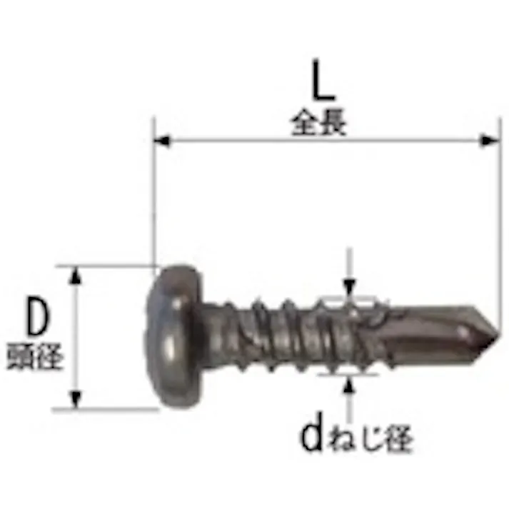 【CAINZ-DASH】Joiner Fastener社 【売切廃番】匠力 HAIRI SUS410 ナベ 3.5×13mm 100本×10袋 HSP3513【別送品】
