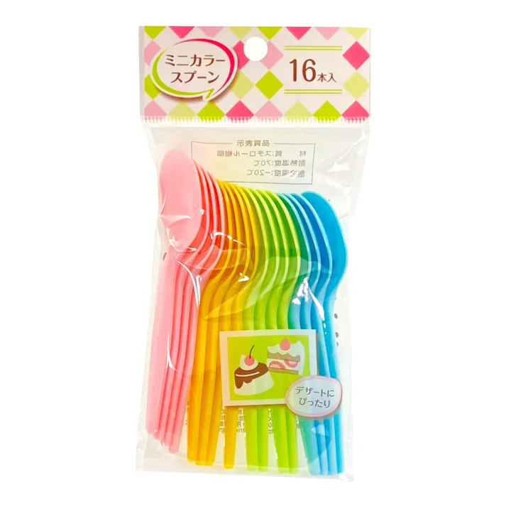 ミニカラースプーン 16本入