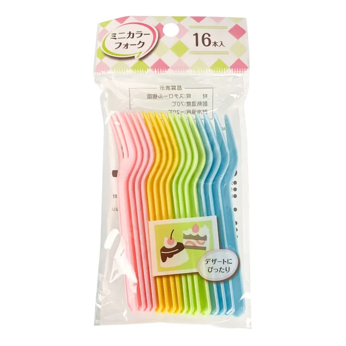 ミニカラーフォーク 16本入