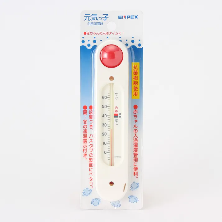 エンペックス 湯温計 元気っ子 ホワイト TG-5101