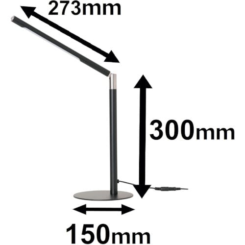 CAINZ-DASH】東京メタル工業 ＬＥＤデスクライト MTTABLEBK【別送品 