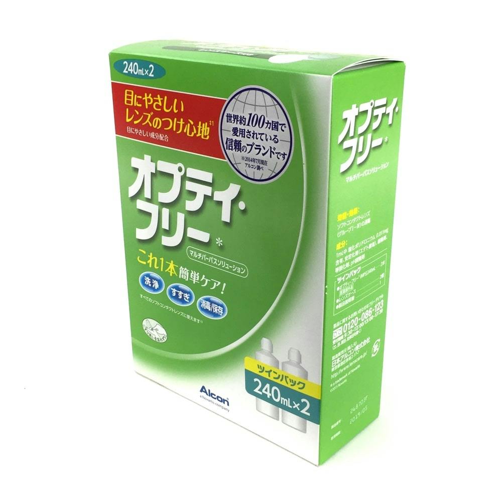 日本アルコン オプティ・フリー ツインパック 240ml×2本入 1個