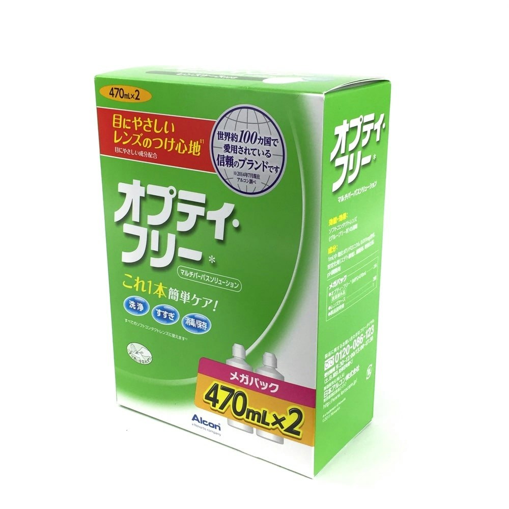 絶妙なデザイン 日本アルコン オプティ フリー プラス ツインパック 240ml×2本入 1個 fucoa.cl