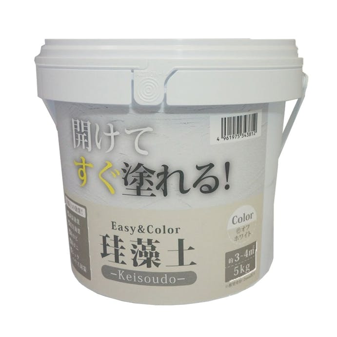 Easy＆Color珪藻土 オフホワイト 5kg