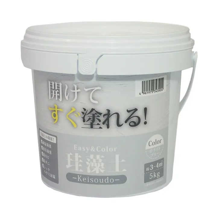 Easy&Color珪藻土 ライトブルー 5kg