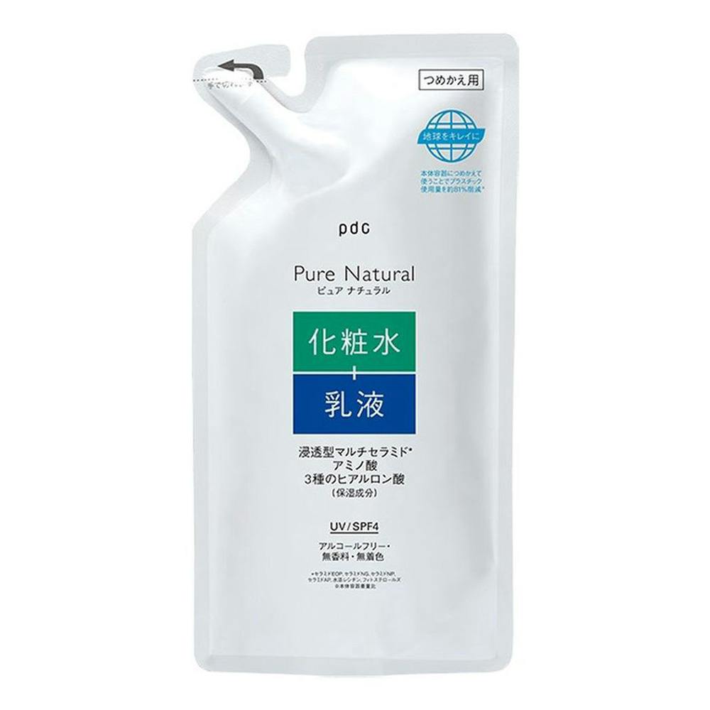 ピュアナチュラル ニューエイジ pdc ピュアナチュラル エッセンスローションUV 詰替 200ml | コスメ