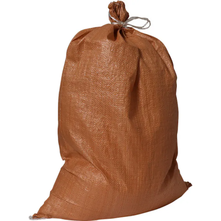 【CAINZ-DASH】萩原工業 収納袋 雑袋No.209(シボリロープ付) 60cm×90cm ベージュ 209-25P【別送品】