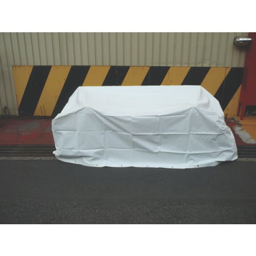 CAINZ-DASH】萩原工業 ホワイト防炎シート 5．4m×7．2m