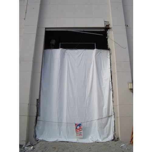 CAINZ-DASH】萩原工業 ホワイト防炎シート 5．4m×7．2m