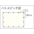 【CAINZ-DASH】萩原工業 スケルクリアシート（糸入り透明シート）　１．８×１．８ｍ SC1818【別送品】