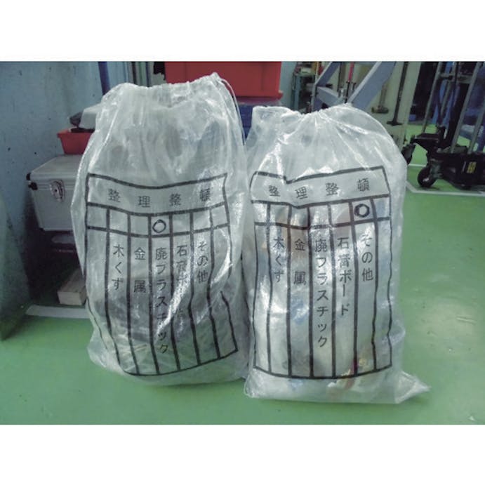 【CAINZ-DASH】萩原工業 収納袋　雑袋（印刷・半透明タイプ）　半透明　６０ｃｍ×９０ｃｍ 108-IN【別送品】