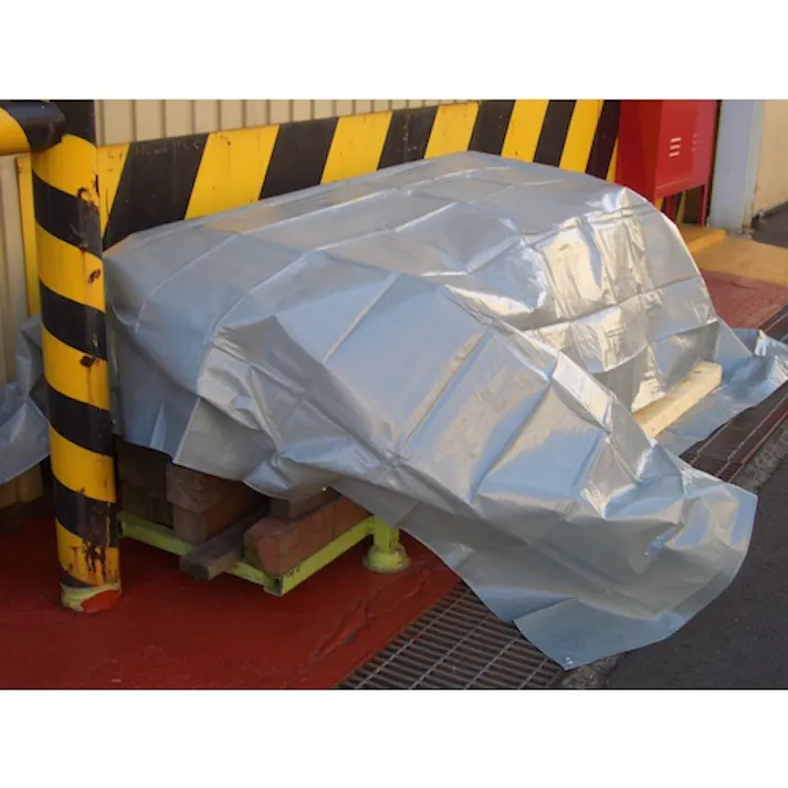 【CAINZ-DASH】萩原工業 ターピー 難燃シート グレー (HC用小畳) 5.4m×7.2m NNS-5472【別送品】