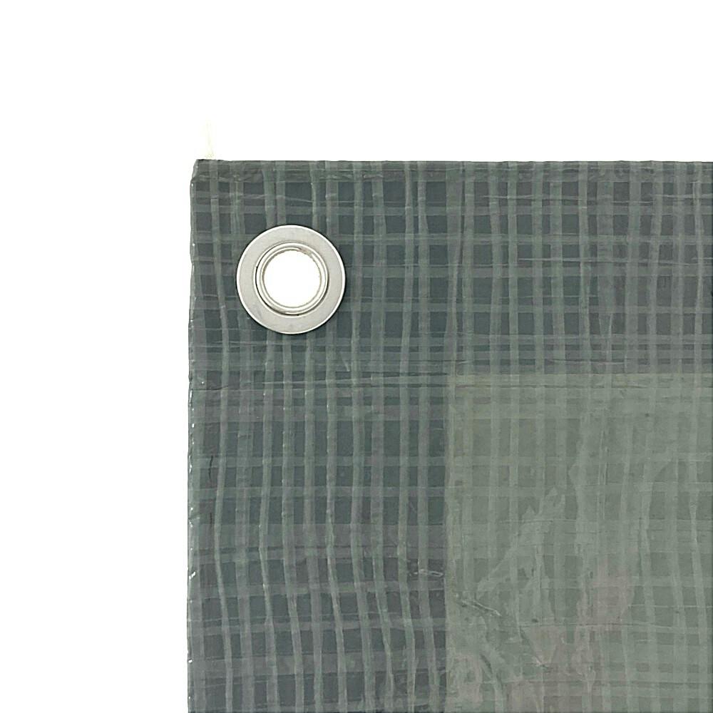 HAGIHARA ターピー 難燃シート 1.8m 2.7m ハトメ付き | ペンキ（塗料