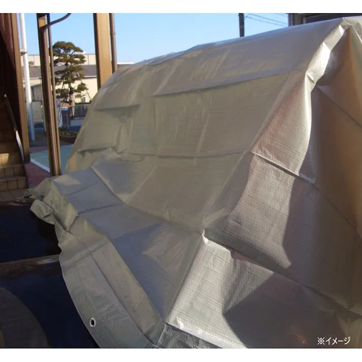 HAGIHARA ターピー 難燃シート 2.7m 2.7m ハトメ付き