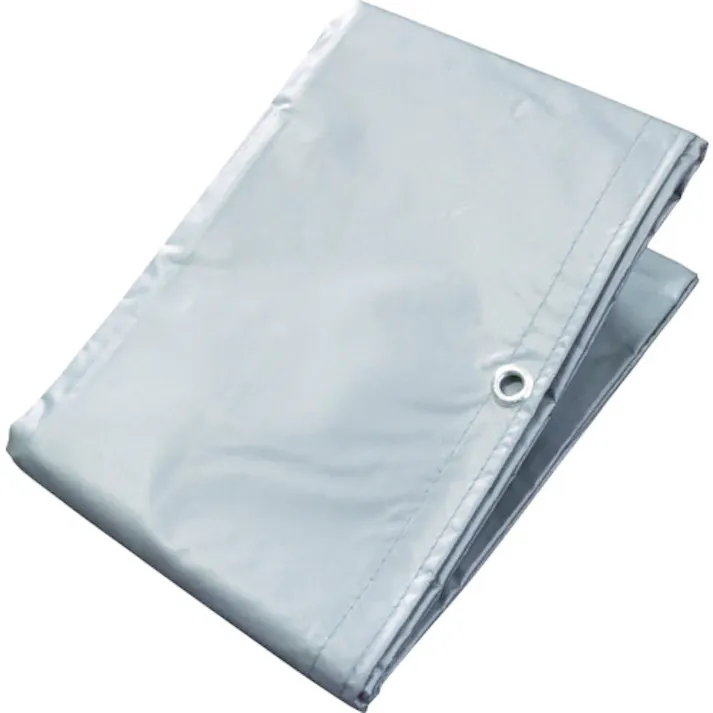 【CAINZ-DASH】萩原工業 ターピー ターポリントラックシート 2号 小型トラック シルバー/オレンジ 2.3m×3.5m TPS-02【別送品】