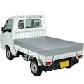 【CAINZ-DASH】萩原工業 ターピー　ターポリントラックシート　２号　小型トラック　シルバー／オレンジ　２．３ｍ×３．５ｍ TPS-02【別送品】