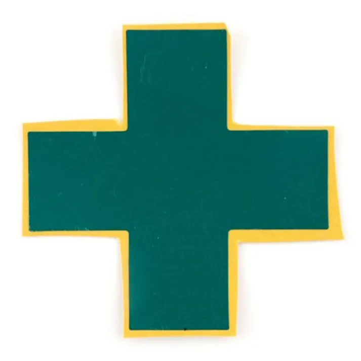 東洋 ヘルメット用ステッカー緑十字 G-150