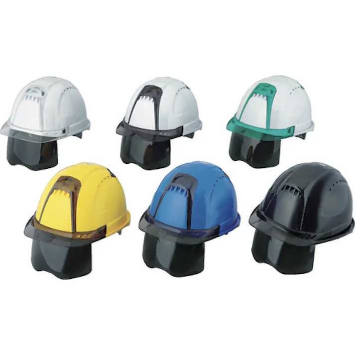 【CAINZ-DASH】東洋物産工業 ヘルメット ヴェンティープラス シールド面付 白 NO.391F-S-S-WH【別送品】