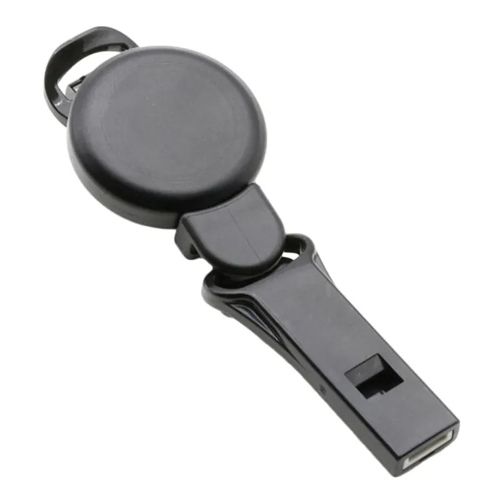 トーヨーセーフティ リールホイッスル回転グリップ付26-BK