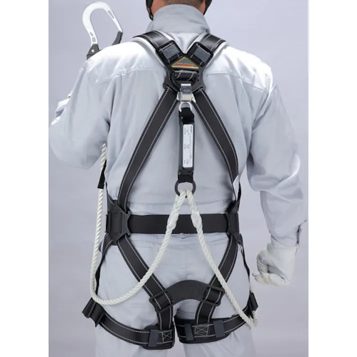 【CAINZ-DASH】東洋物産工業 フルハーネス ロープ式(タイプ1)ダブルランヤード NO.FGH-55W【別送品】