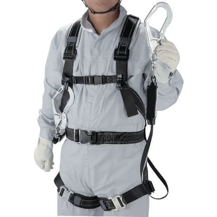 【CAINZ-DASH】東洋物産工業 フルハーネス型 巻取式(小型)タイプ1 ダブルランヤード NO.FGH-133W【別送品】