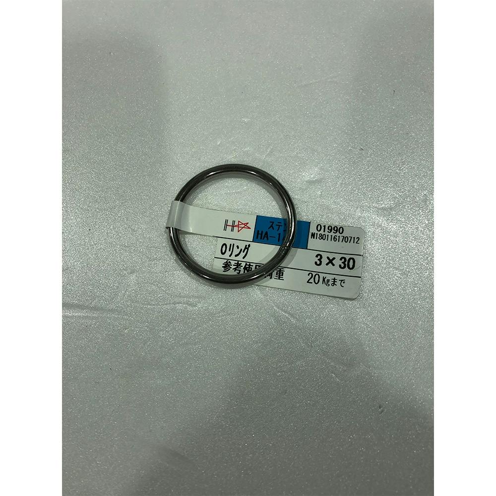 Oリング ステンレス 3×30mm 吊り金具 Oリング ステンレス 3×30mm 吊り金具