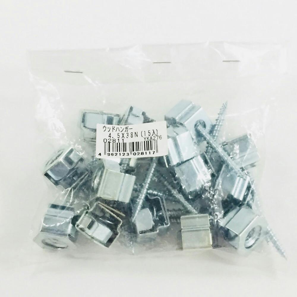 ウッドハンガー 4.5×38mm 15入