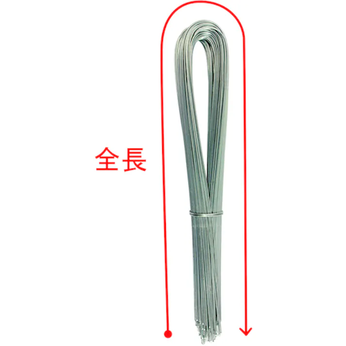 【CAINZ-DASH】ダイドーハント メッキU字結束線 ♯21×450mm 10106118【別送品】