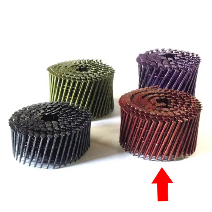 カラー連結N釘 DFC31-65 オレンジ