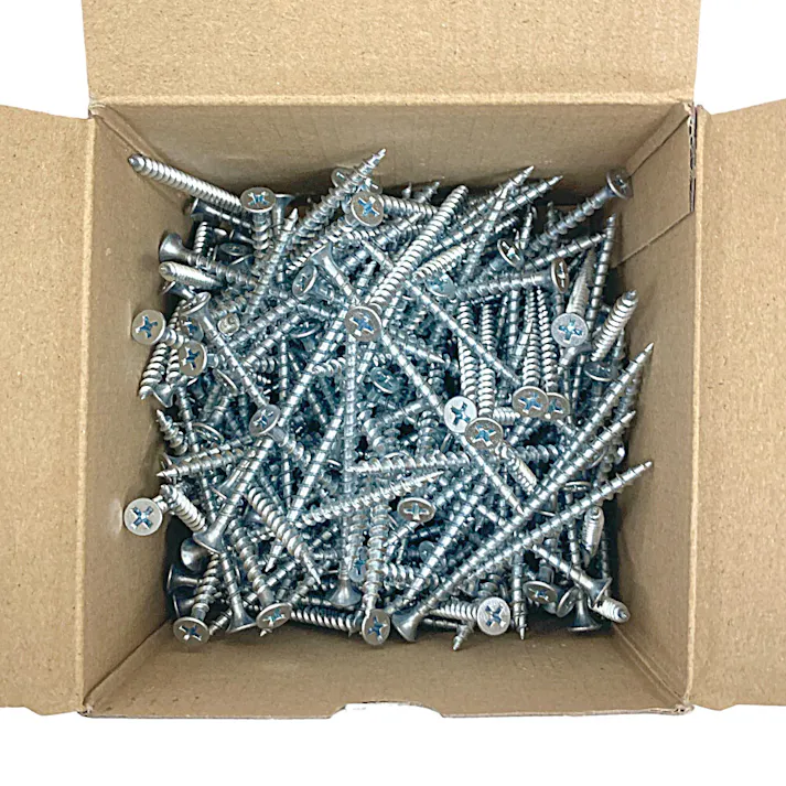 コーススレッド 全ネジ 木工造作用ビス 4.2×75mm 約180本 小箱