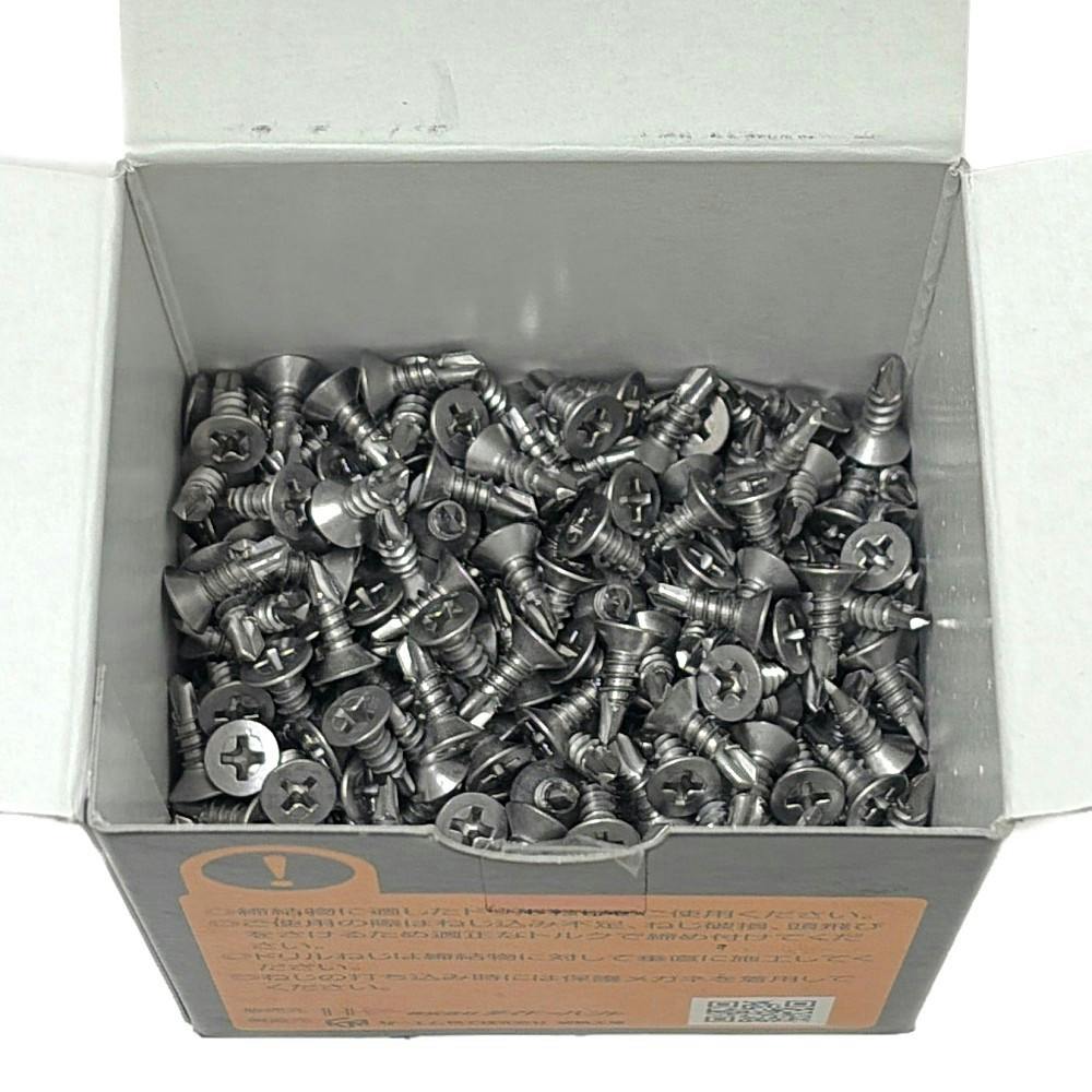 刃JISドリルネジ ステンレス 皿頭4.2x13mm 500本入 | ねじ・くぎ・針金